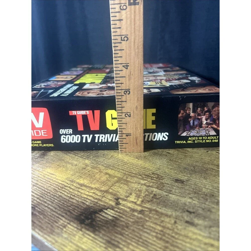 1984 TV Guide's TV Board Game Vintage Classic 6000 Trivia Questions  2 + Players